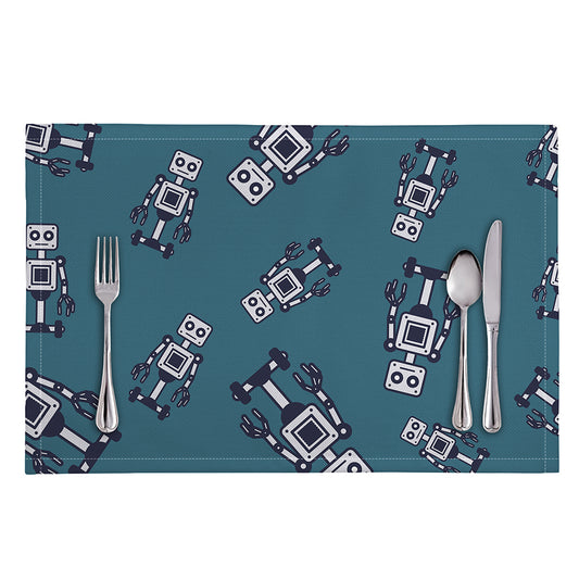 Robot Servant Pattern Print Placemat