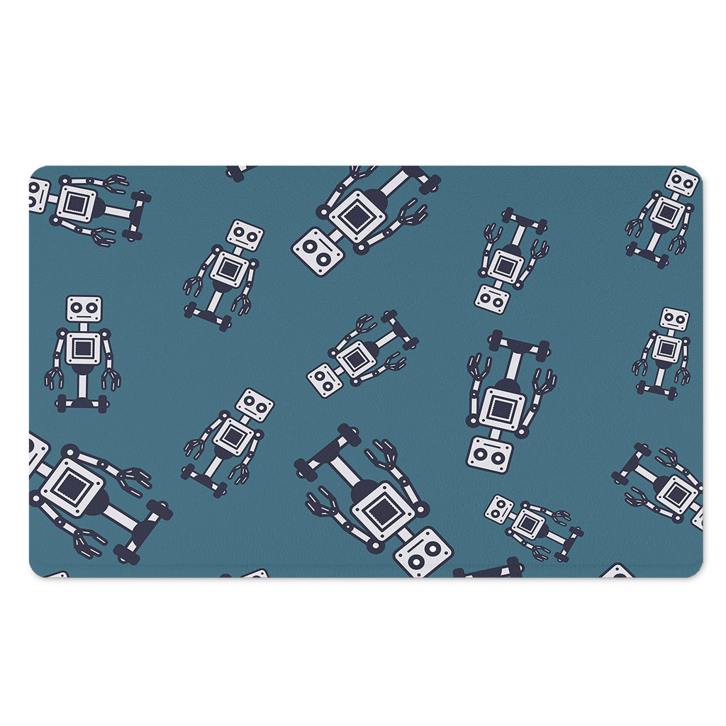 Robot Servant Pattern Print Polyester Doormat