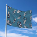 Robot Servant Pattern Print Polyester Flag