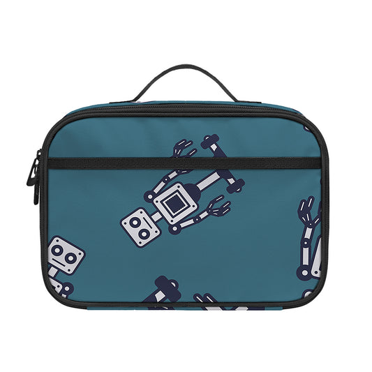 Robot Servant Pattern Print Portable Lunch Bag