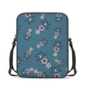 Robot Servant Pattern Print Rectangular Crossbody Bag