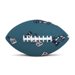 Robot Servant Pattern Print Rugby Ball