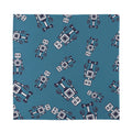 Robot Servant Pattern Print Silk Bandana