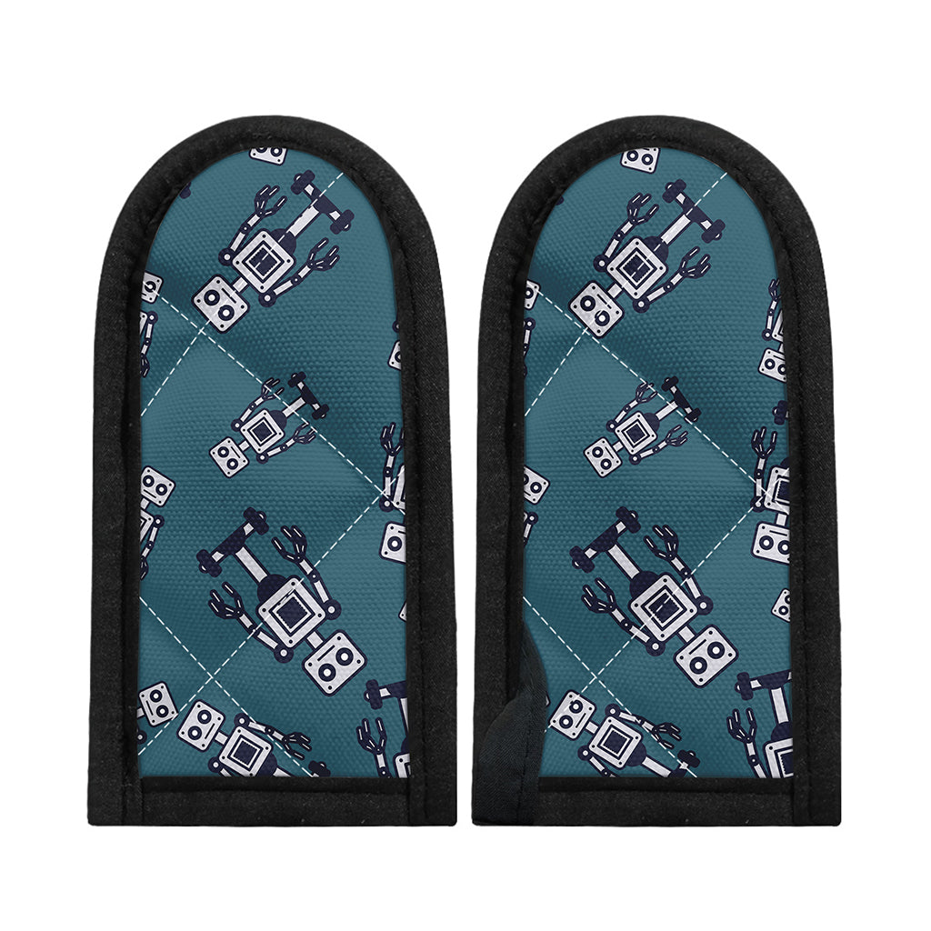 Robot Servant Pattern Print Skillet Handle Cover