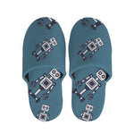 Robot Servant Pattern Print Slippers