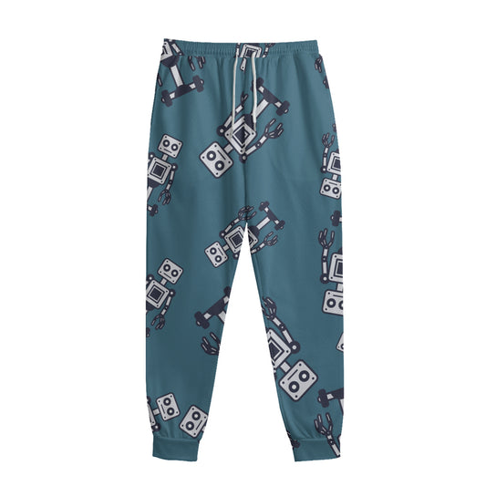 Robot Servant Pattern Print Sweatpants