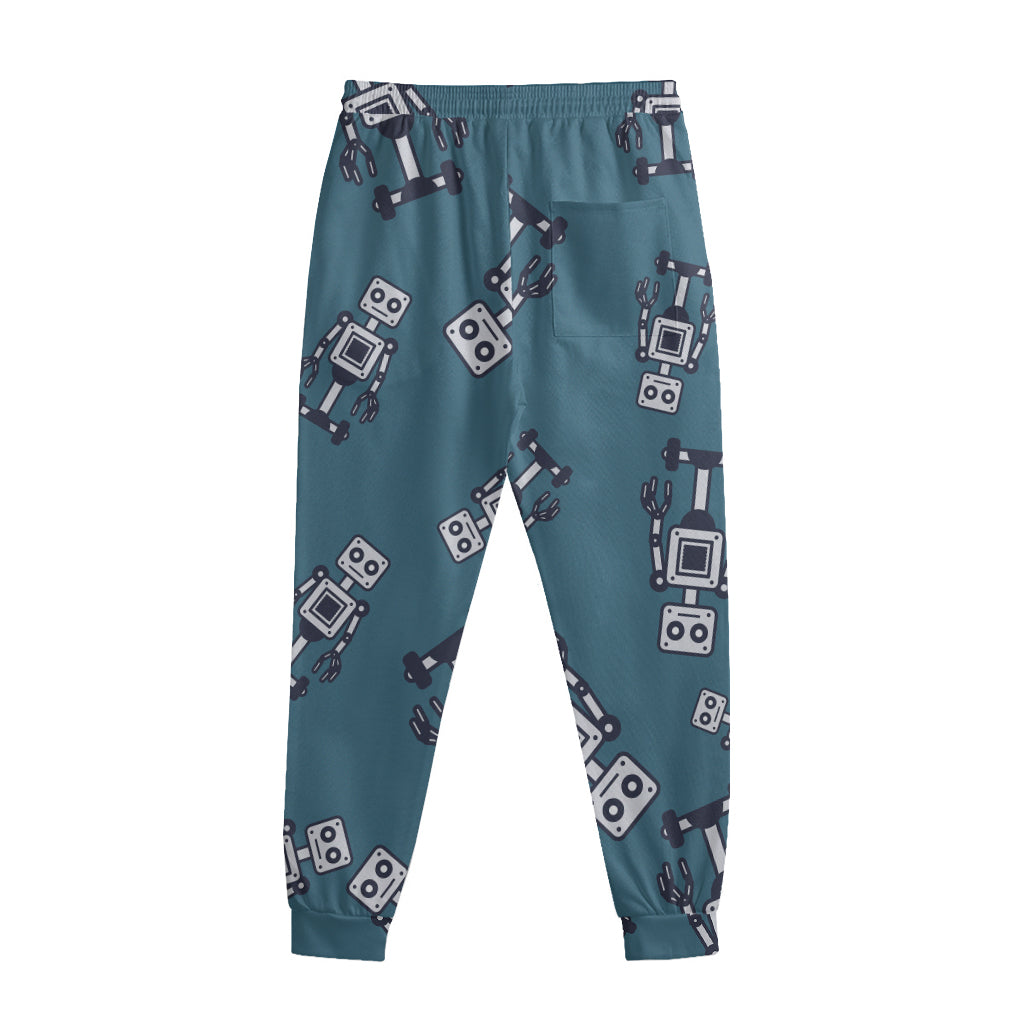 Robot Servant Pattern Print Sweatpants