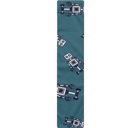 Robot Servant Pattern Print Table Runner