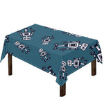 Robot Servant Pattern Print Tablecloth
