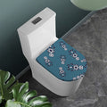 Robot Servant Pattern Print Toilet Lid Cover
