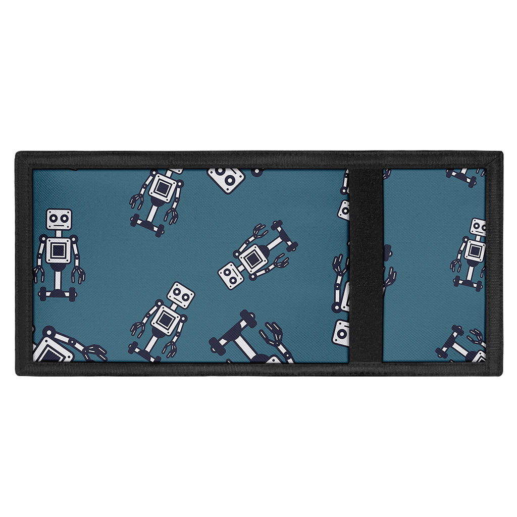 Robot Servant Pattern Print Trifold Wallet