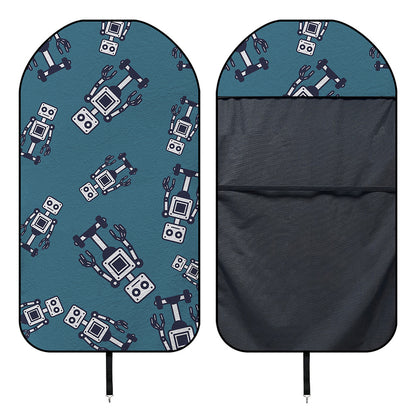 Robot Servant Pattern Print Waterproof Car Seat Cover