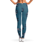 Robot Servant Pattern Print Women's Leggings