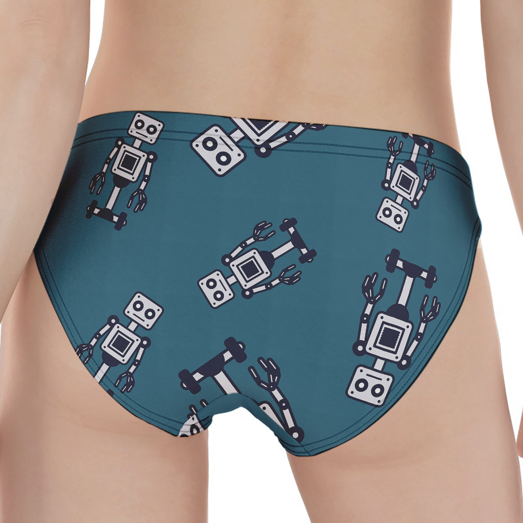 Robot Servant Pattern Print Women's Panties