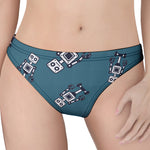 Robot Servant Pattern Print Women's Thong