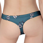 Robot Servant Pattern Print Women's Thong