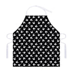 Rock And Roll Hand Sign Pattern Print Adjustable Apron
