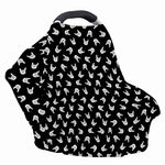 Rock And Roll Hand Sign Pattern Print Baby Seat Cover