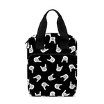 Rock And Roll Hand Sign Pattern Print Bible Tote Bag