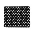 Rock And Roll Hand Sign Pattern Print Bifold Wallet