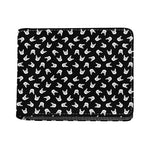 Rock And Roll Hand Sign Pattern Print Bifold Wallet