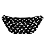 Rock And Roll Hand Sign Pattern Print Fanny Pack