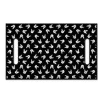 Rock And Roll Hand Sign Pattern Print Golf Cart Seat Cover