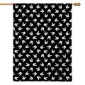 Rock And Roll Hand Sign Pattern Print House Flag