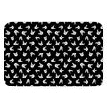 Rock And Roll Hand Sign Pattern Print Indoor Door Mat