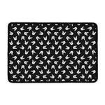 Rock And Roll Hand Sign Pattern Print Kitchen Mat