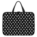 Rock And Roll Hand Sign Pattern Print Laptop Sleeve With Handle