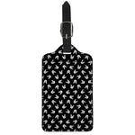 Rock And Roll Hand Sign Pattern Print Luggage Tag