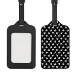 Rock And Roll Hand Sign Pattern Print Luggage Tag