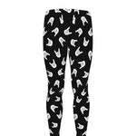 Rock And Roll Hand Sign Pattern Print Men's leggings