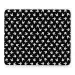 Rock And Roll Hand Sign Pattern Print Mouse Pad