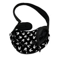 Rock And Roll Hand Sign Pattern Print Pet Sling Carrier