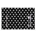 Rock And Roll Hand Sign Pattern Print Placemat