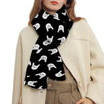 Rock And Roll Hand Sign Pattern Print Scarf