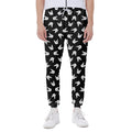Rock And Roll Hand Sign Pattern Print Joggers