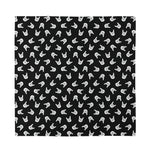 Rock And Roll Hand Sign Pattern Print Silk Bandana