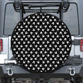 Rock And Roll Hand Sign Pattern Print Tire Cover