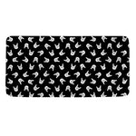 Rock And Roll Hand Sign Pattern Print Towel