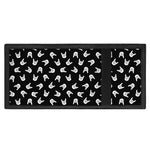 Rock And Roll Hand Sign Pattern Print Trifold Wallet