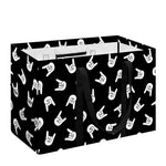 Rock And Roll Hand Sign Pattern Print Utility Tote Bag