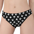 Rock And Roll Hand Sign Pattern Print Women's Panties