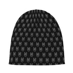 Rock And Roll Hand Symbol Pattern Print Beanie