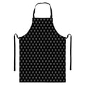 Rock And Roll Hand Symbol Pattern Print Bib Apron With Pocket