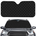 Rock And Roll Hand Symbol Pattern Print Car Windshield Sun Shade
