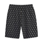 Rock And Roll Hand Symbol Pattern Print Cotton Shorts