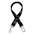 Rock And Roll Hand Symbol Pattern Print Dog Seat Belt